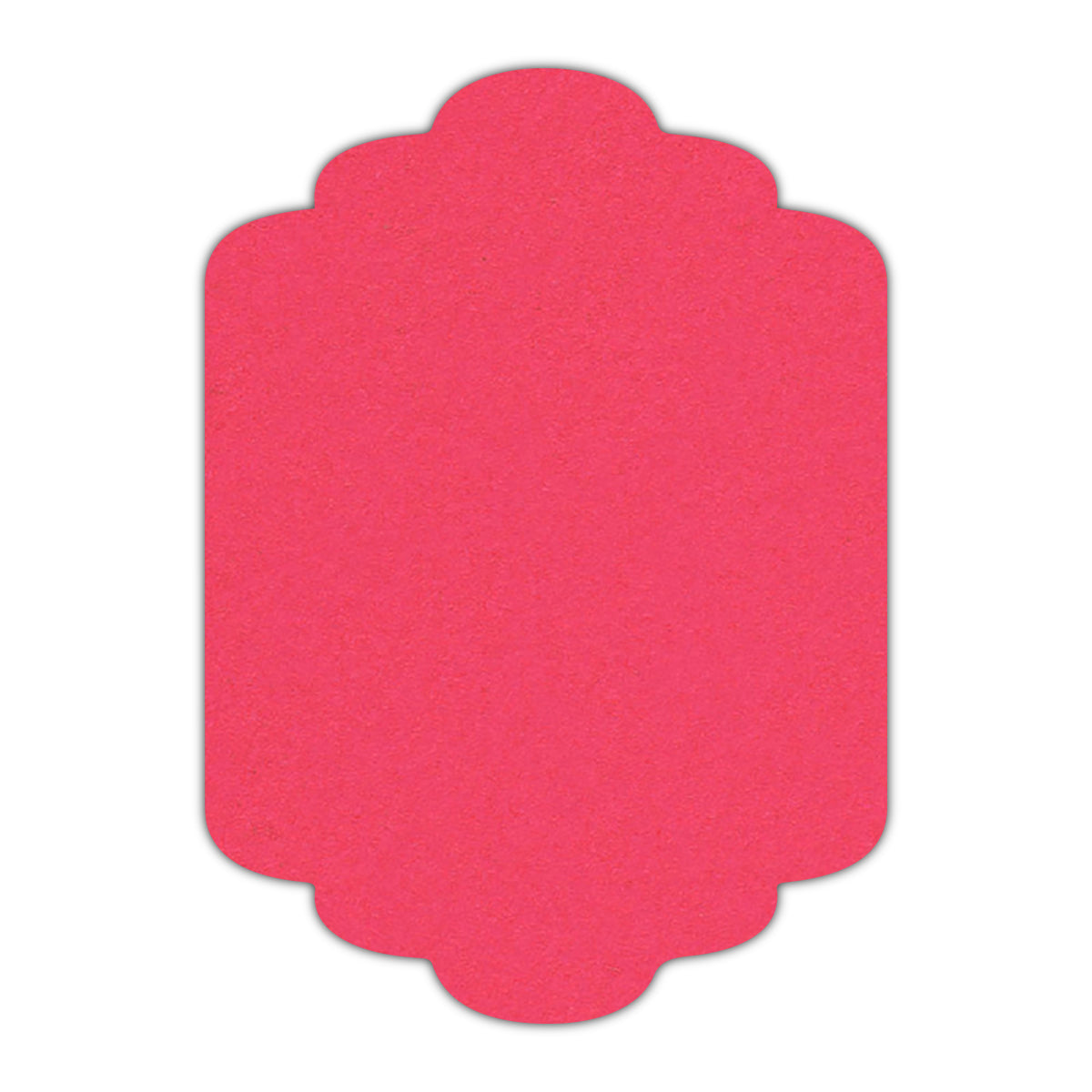 CMYK Print on Lipstick Cardstock | Shape P36 | 2" x 3"