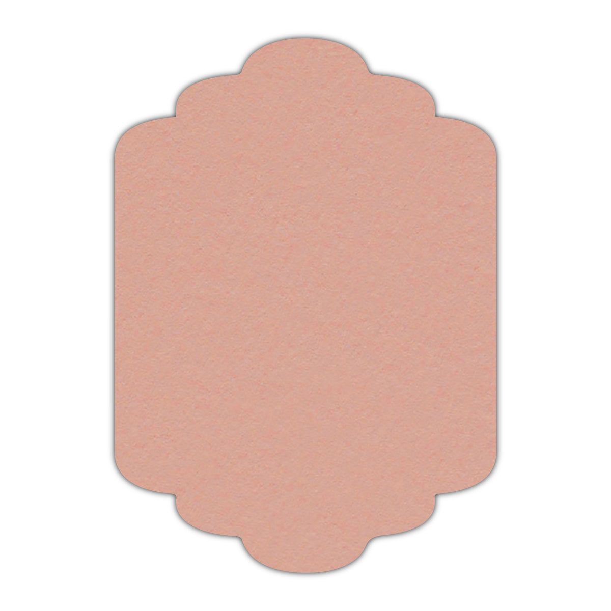 CMYK Print on Old Rose Cardstock | Shape P36 | 3" x 4"
