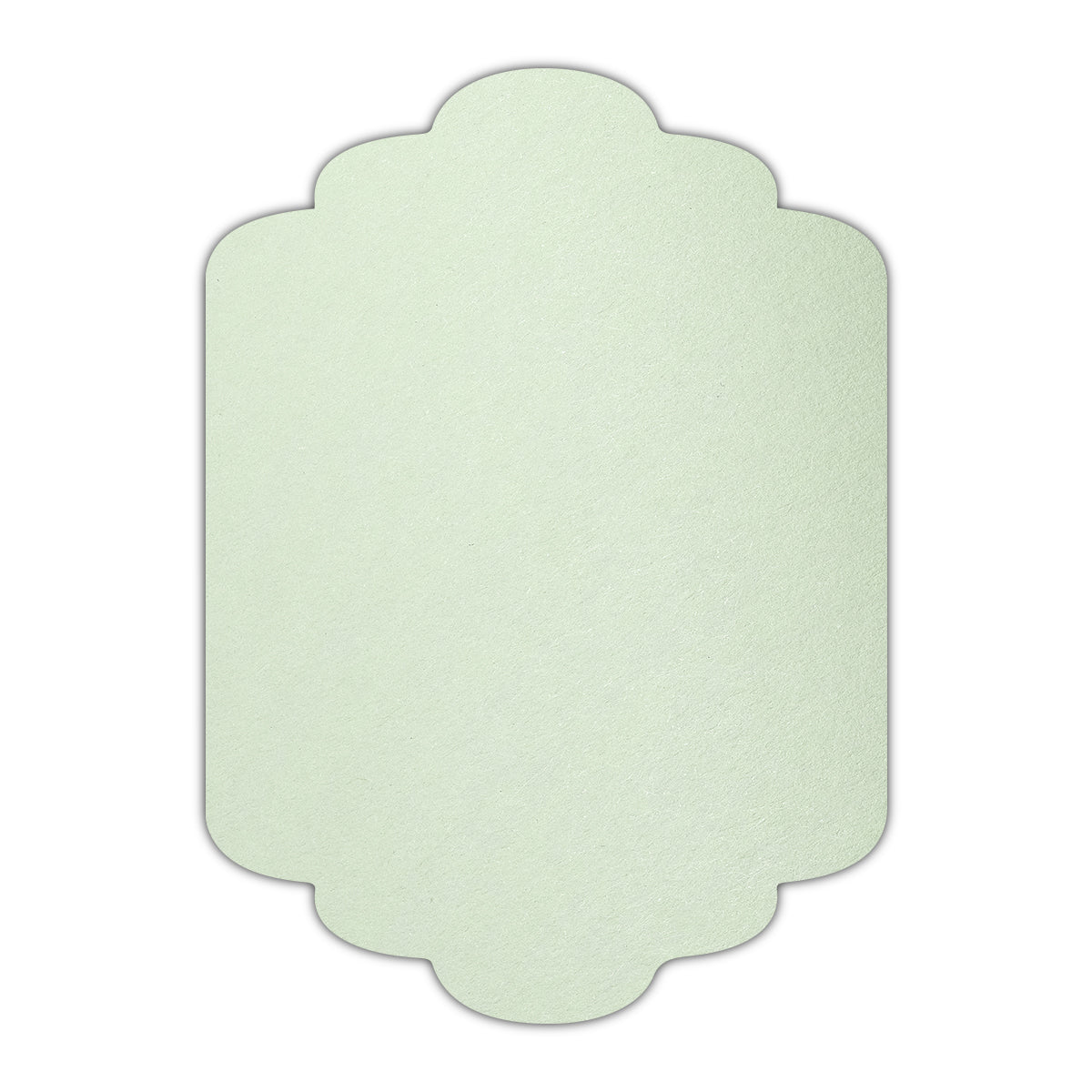CMYK Print on Pistachio Cardstock | Shape P36 | 8.5" x 11"