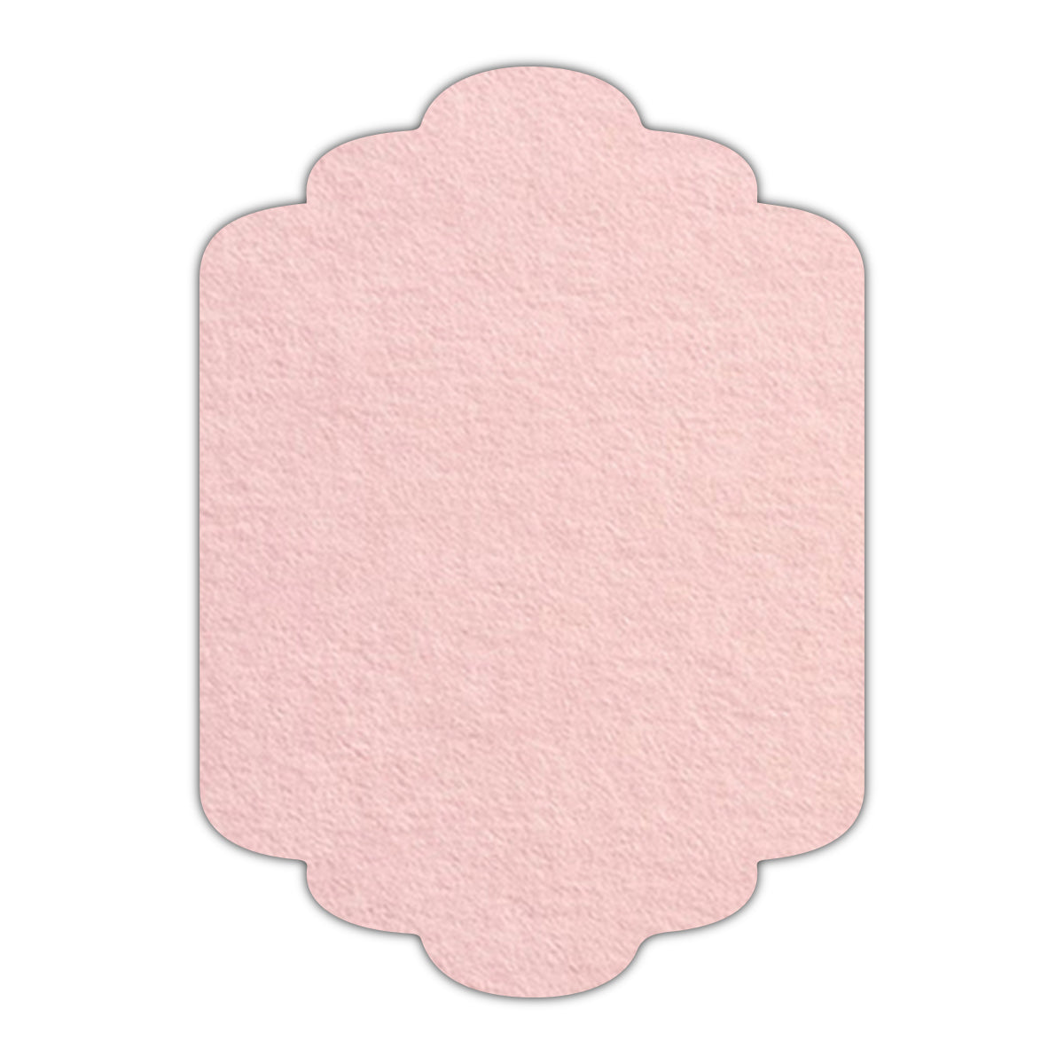 CMYK Print on Rosa Cardstock | Shape P36 | 2" x 3"