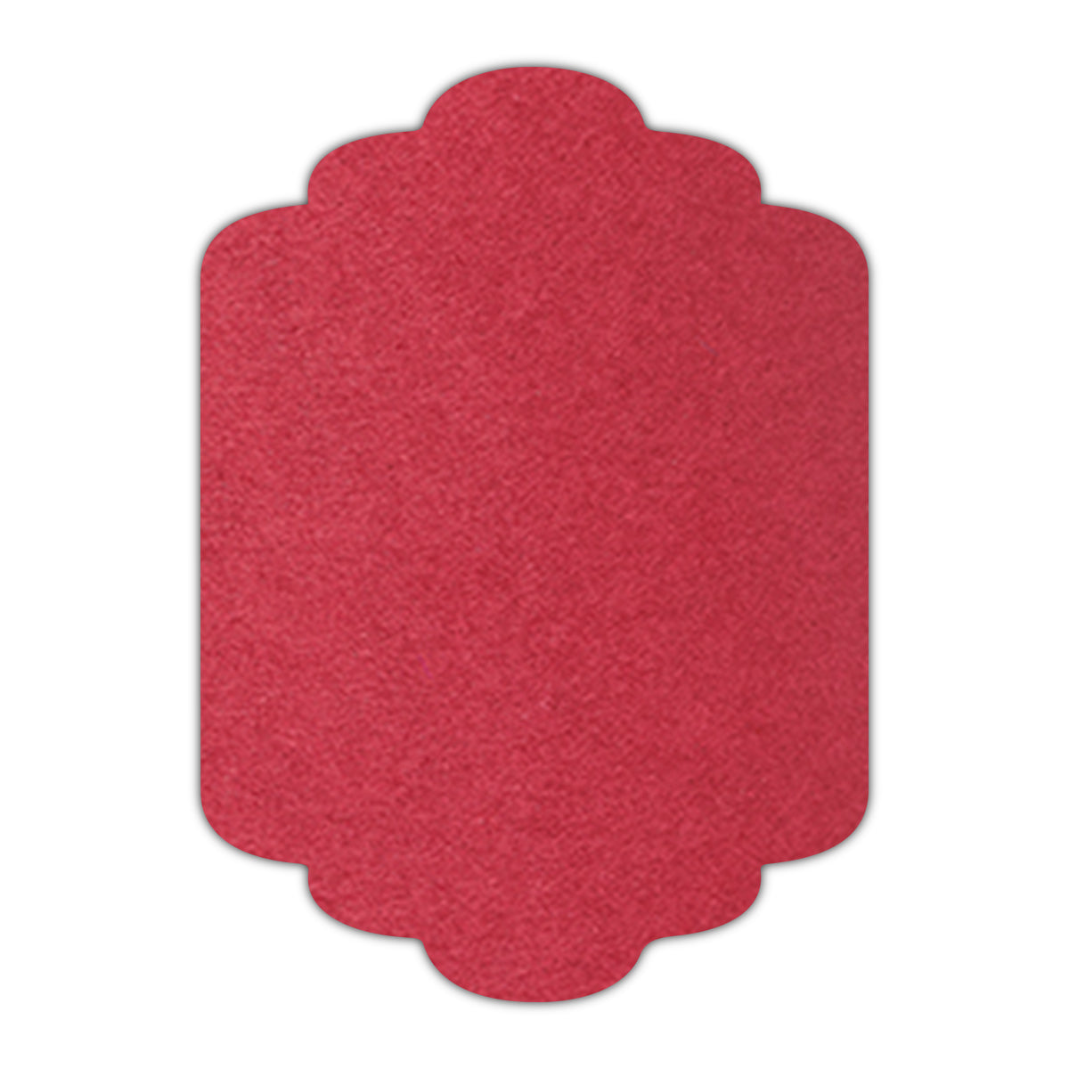CMYK Print on Scarlet Cardstock | Shape P36 | 11" x 14"