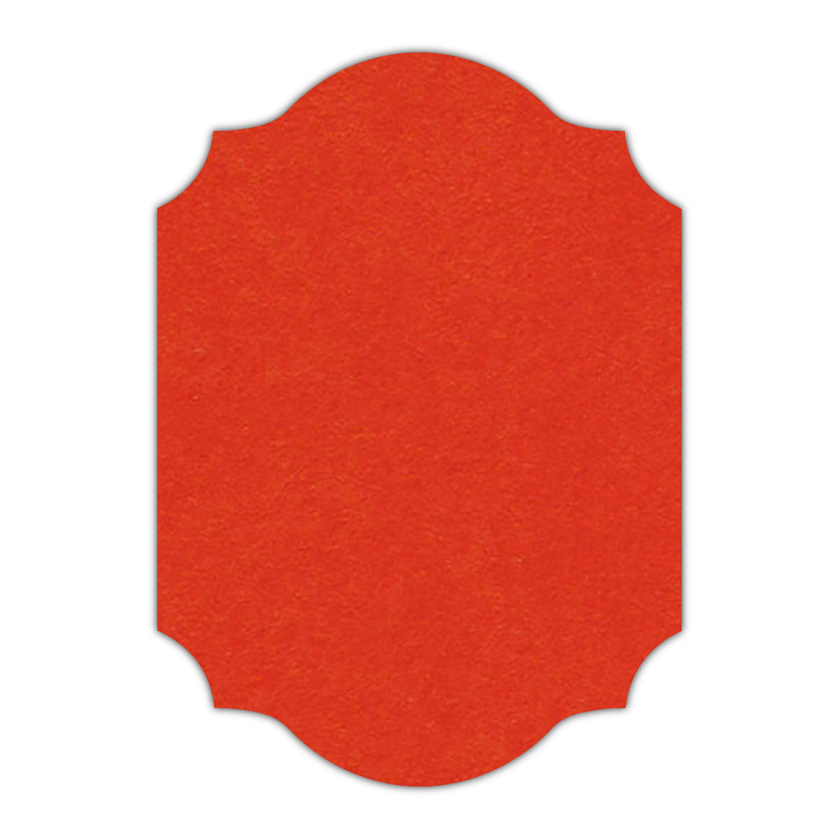 CMYK Print on Chili Pepper Cardstock | Shape P37 | 4.25" x 5.5"