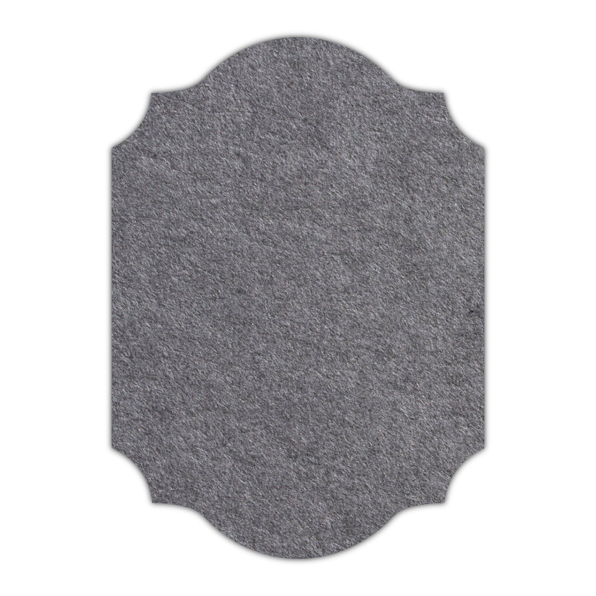 CMYK Print on Cobblestone Gray Cardstock | Shape P37 | 11" x 14"