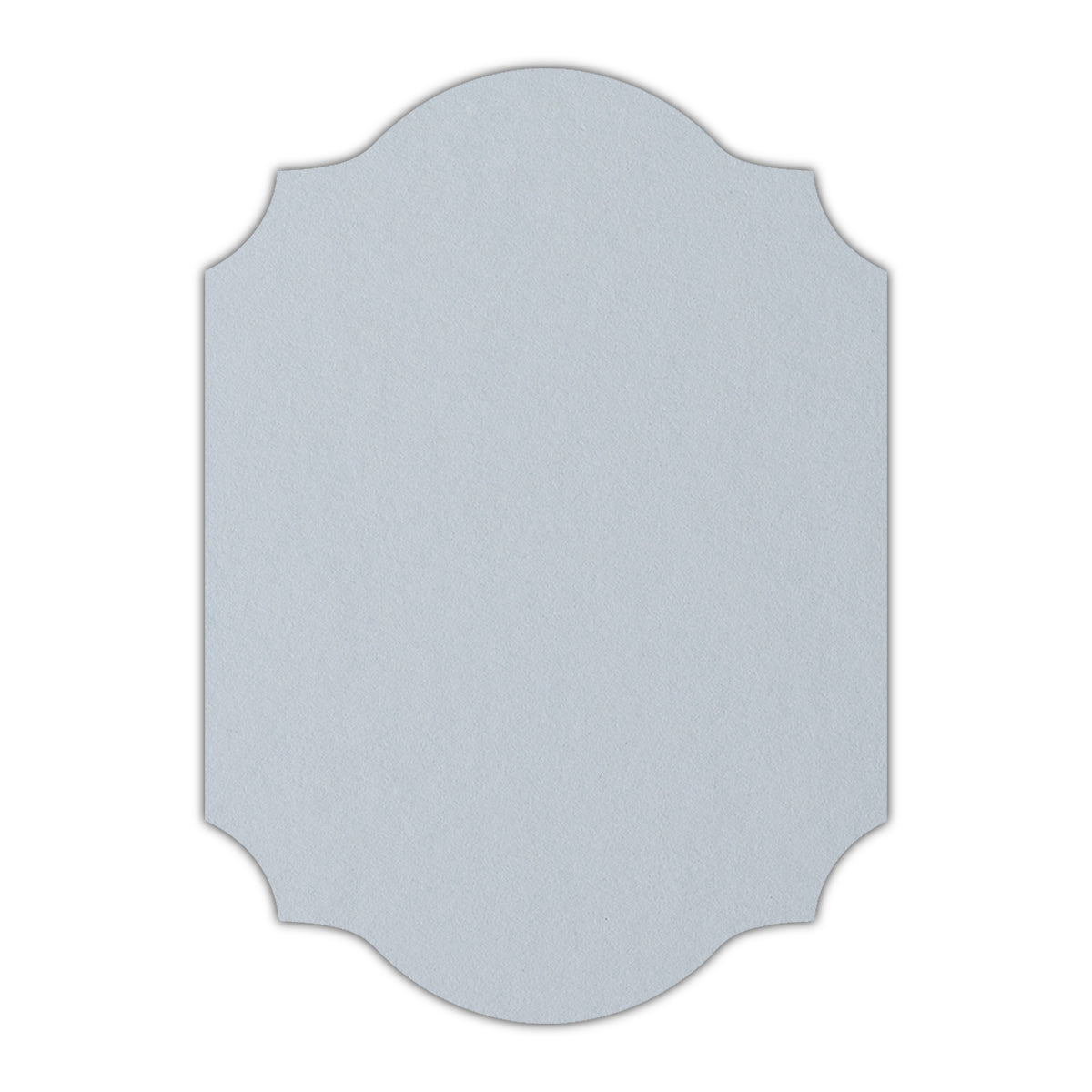 CMYK Print on Cool Blue Cardstock | Shape P37 | 11" x 14"