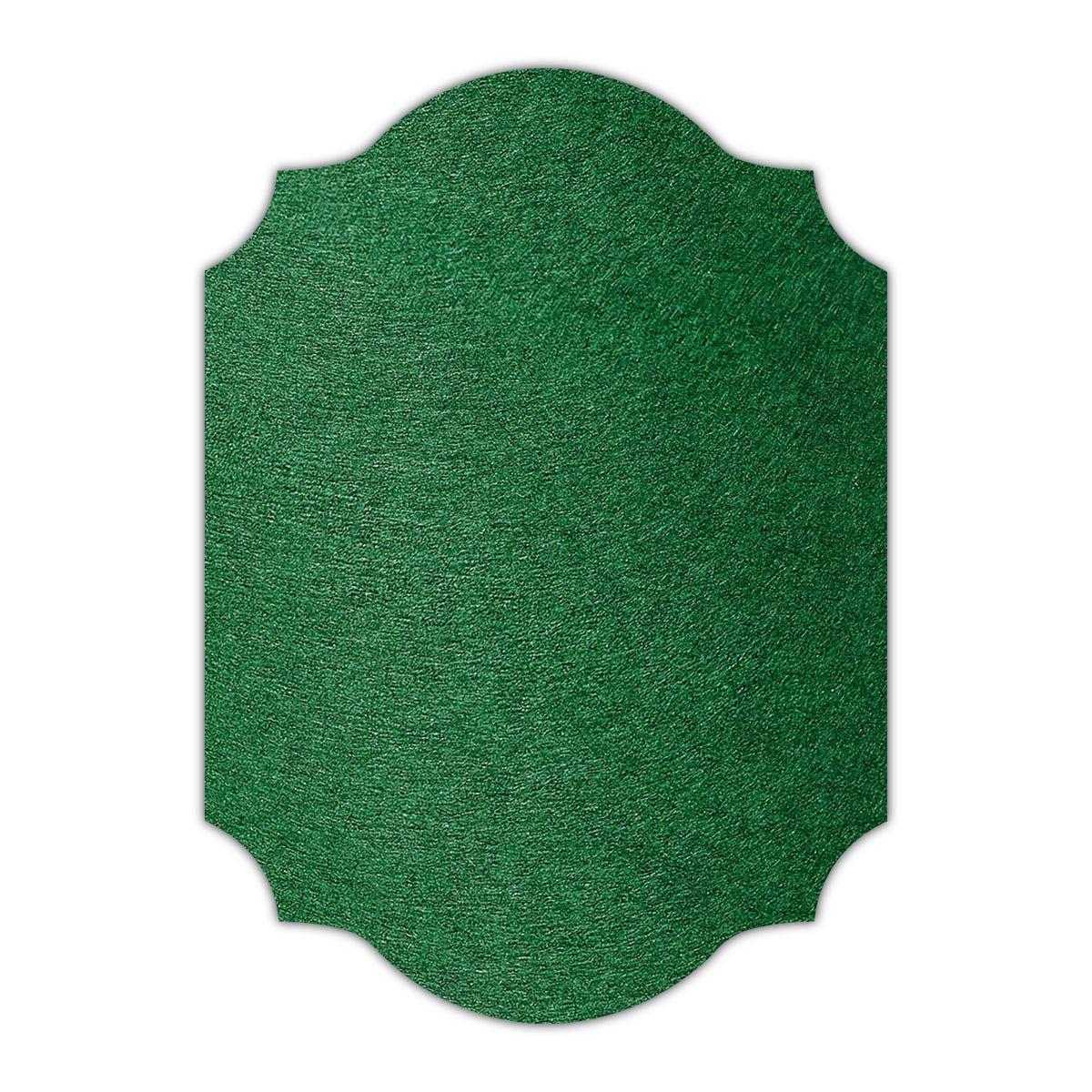 CMYK Print on Forest Cardstock | Shape P37 | 3" x 4"