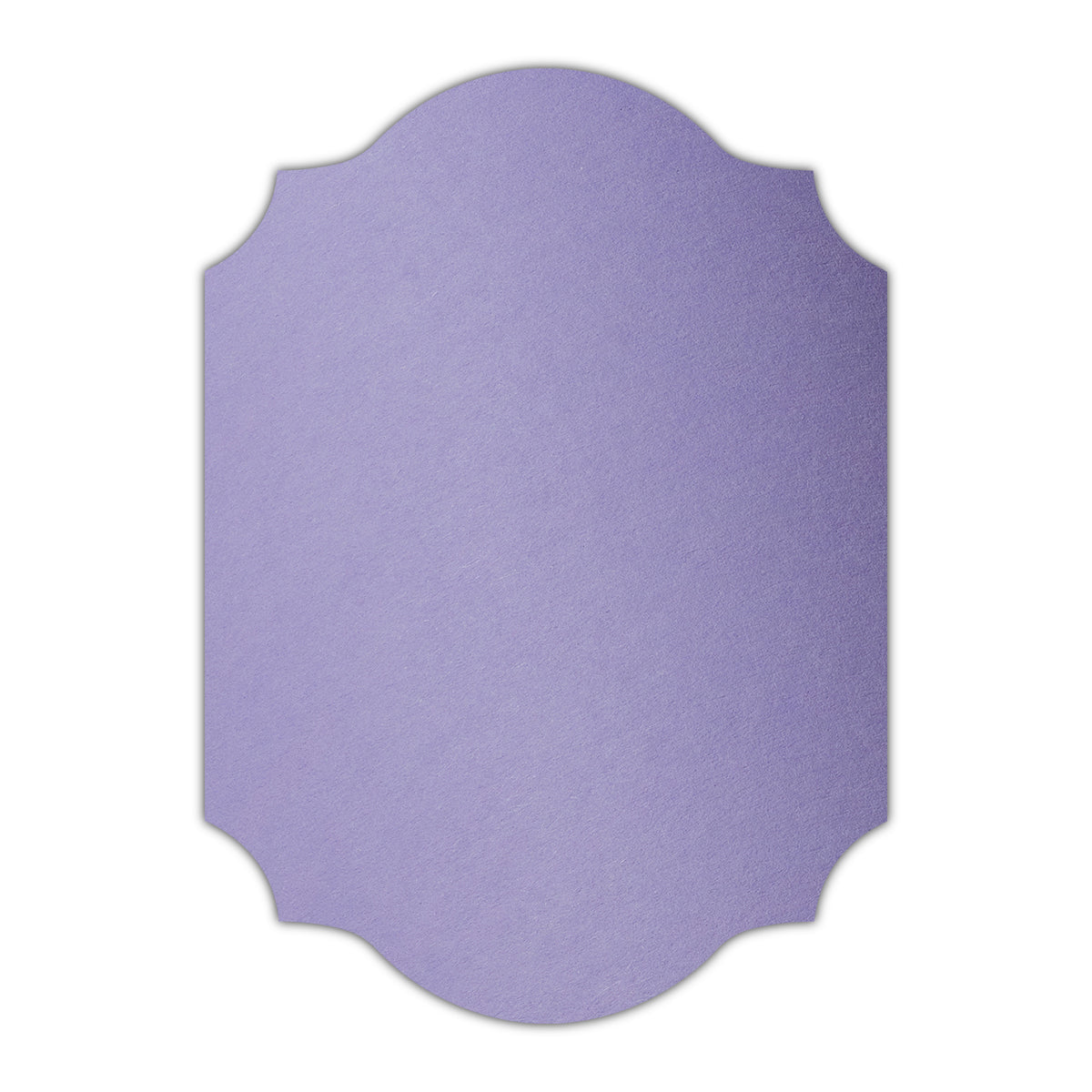 CMYK Print on Lavender Cardstock | Shape P37 | 8.5" x 11"