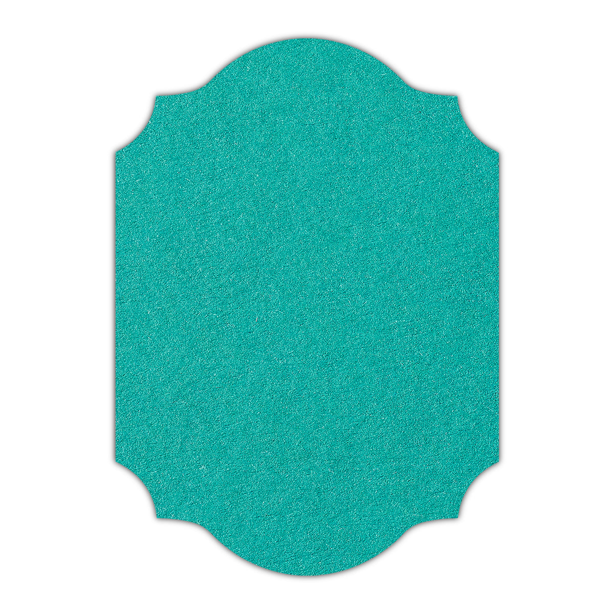 CMYK Print on Marrs Green Cardstock | Shape P37 | 2" x 3.5"