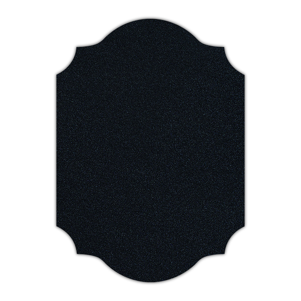 CMYK Print on Shimmer Night Cardstock | Shape P37 | 2" x 3"