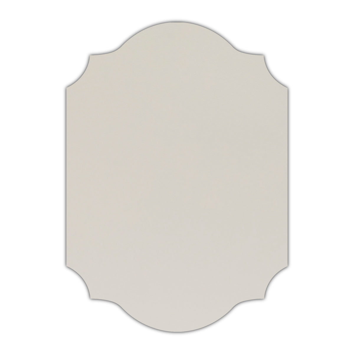 CMYK Print on Shimmer Opal Cardstock | Shape P37 | 2" x 3"