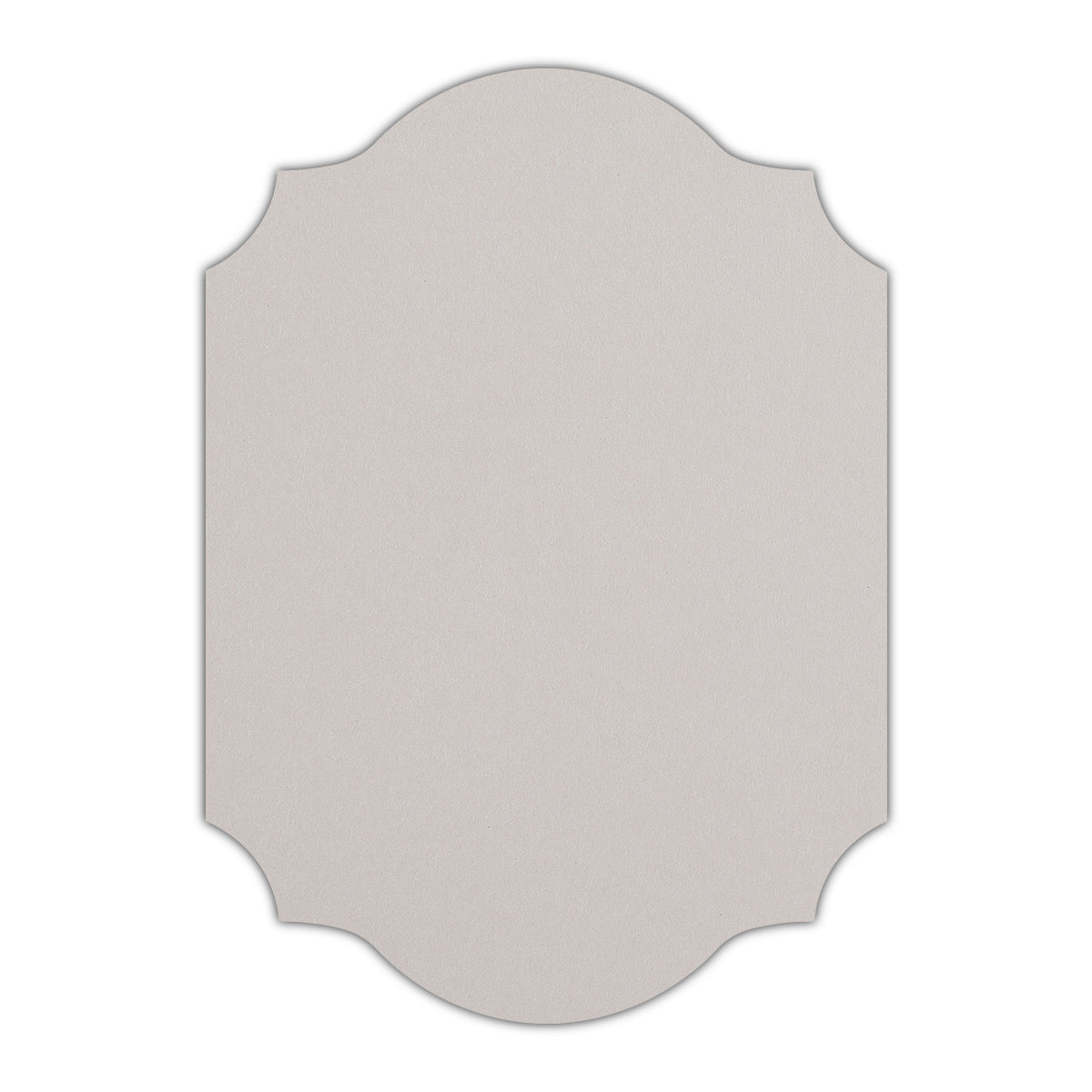 CMYK Print on Pale Grey Cardstock | Shape P37 | 8.5" x 11"