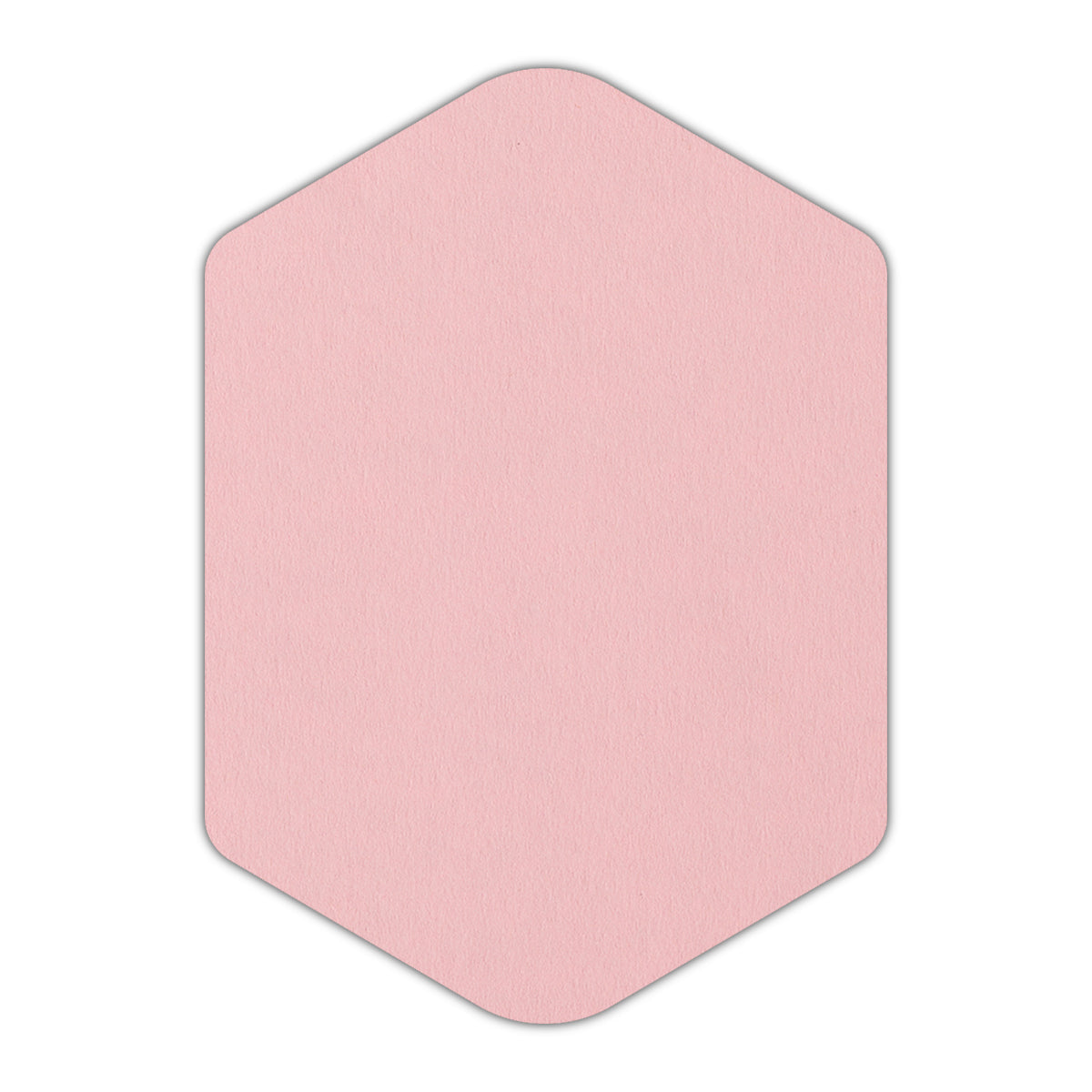 CMYK Print on Candy Pink Cardstock | Shape P3 | 2" x 3"