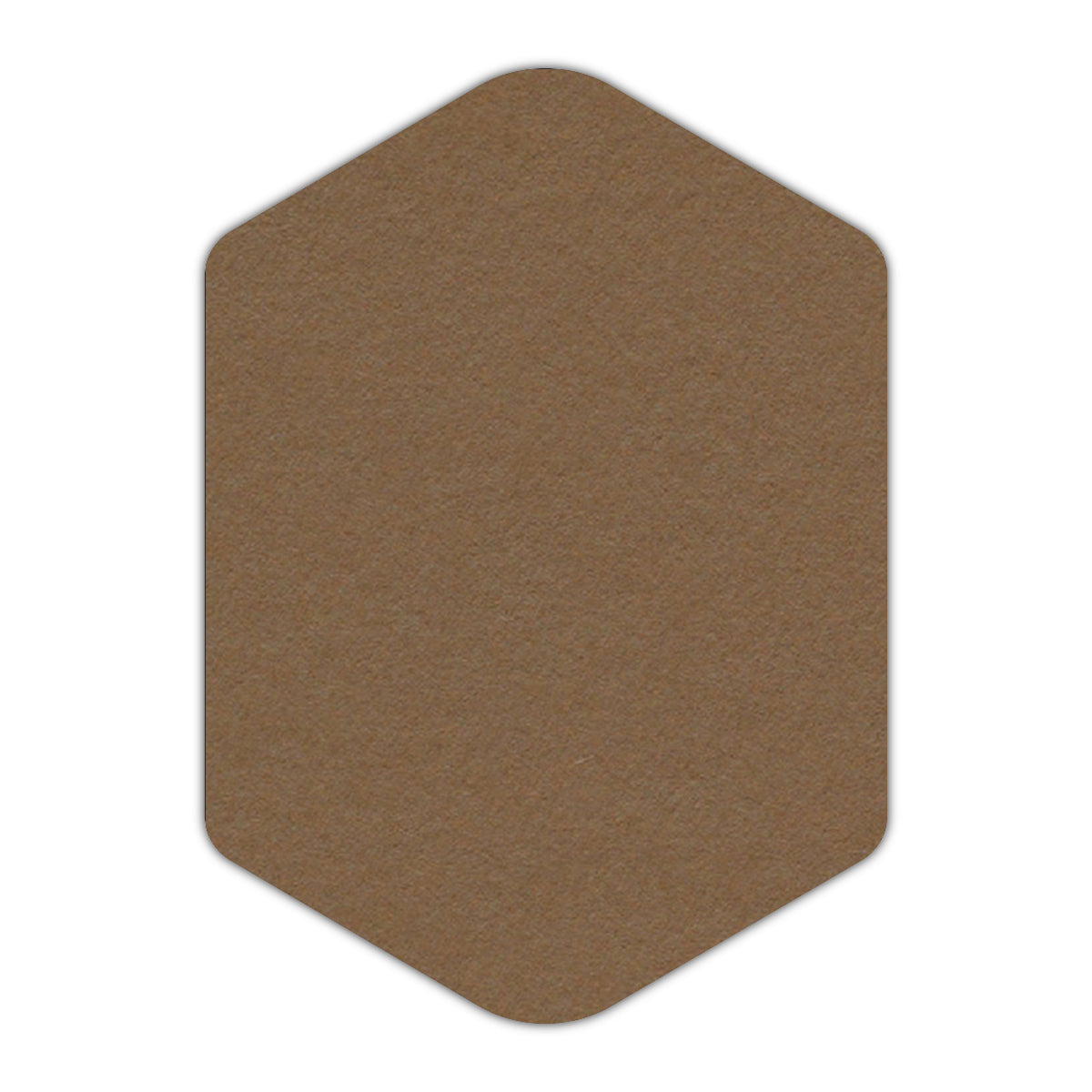 CMYK Print on Cappuccino Cardstock | Shape P3 | 6" x 9"