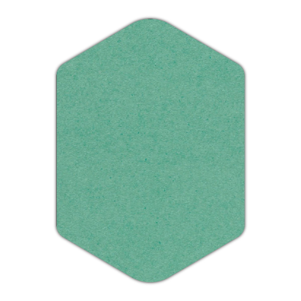 CMYK Print on Caribbean Blue Cardstock | Shape P3 | 3.5" x 5"