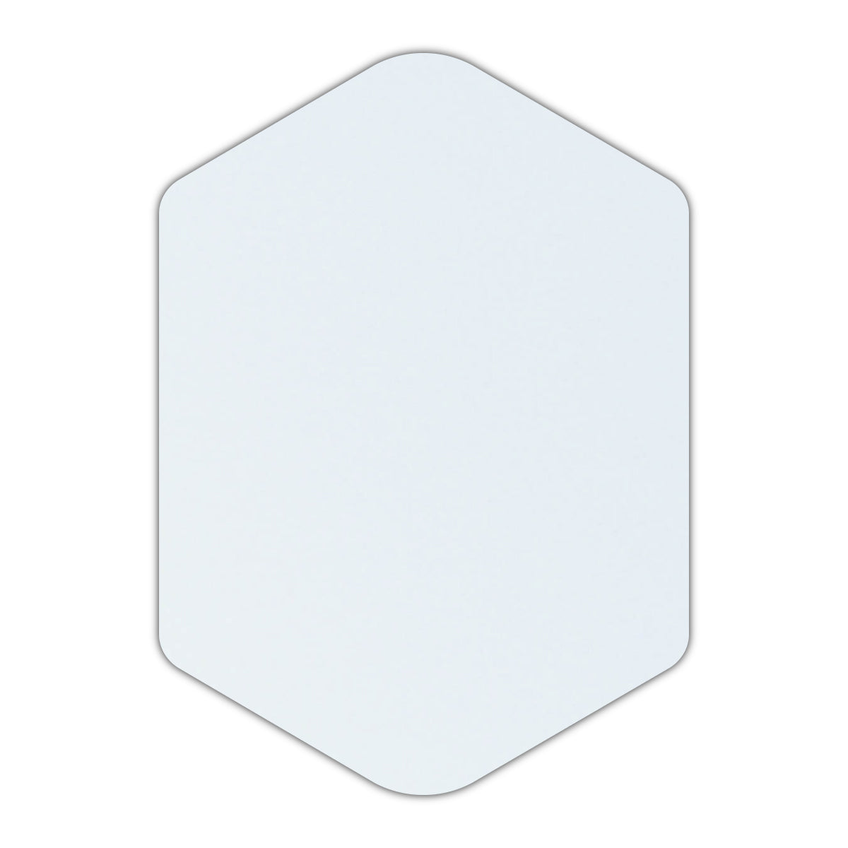 CMYK Print on Shimmer Ice Silver Cardstock | Shape P3 | 4.25" x 5.5"