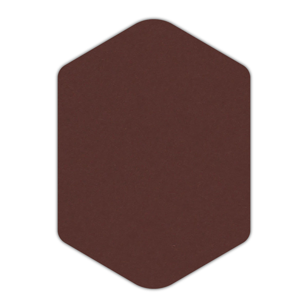 CMYK Print on Port Wine Cardstock | Shape P3 | 2" x 3.5"