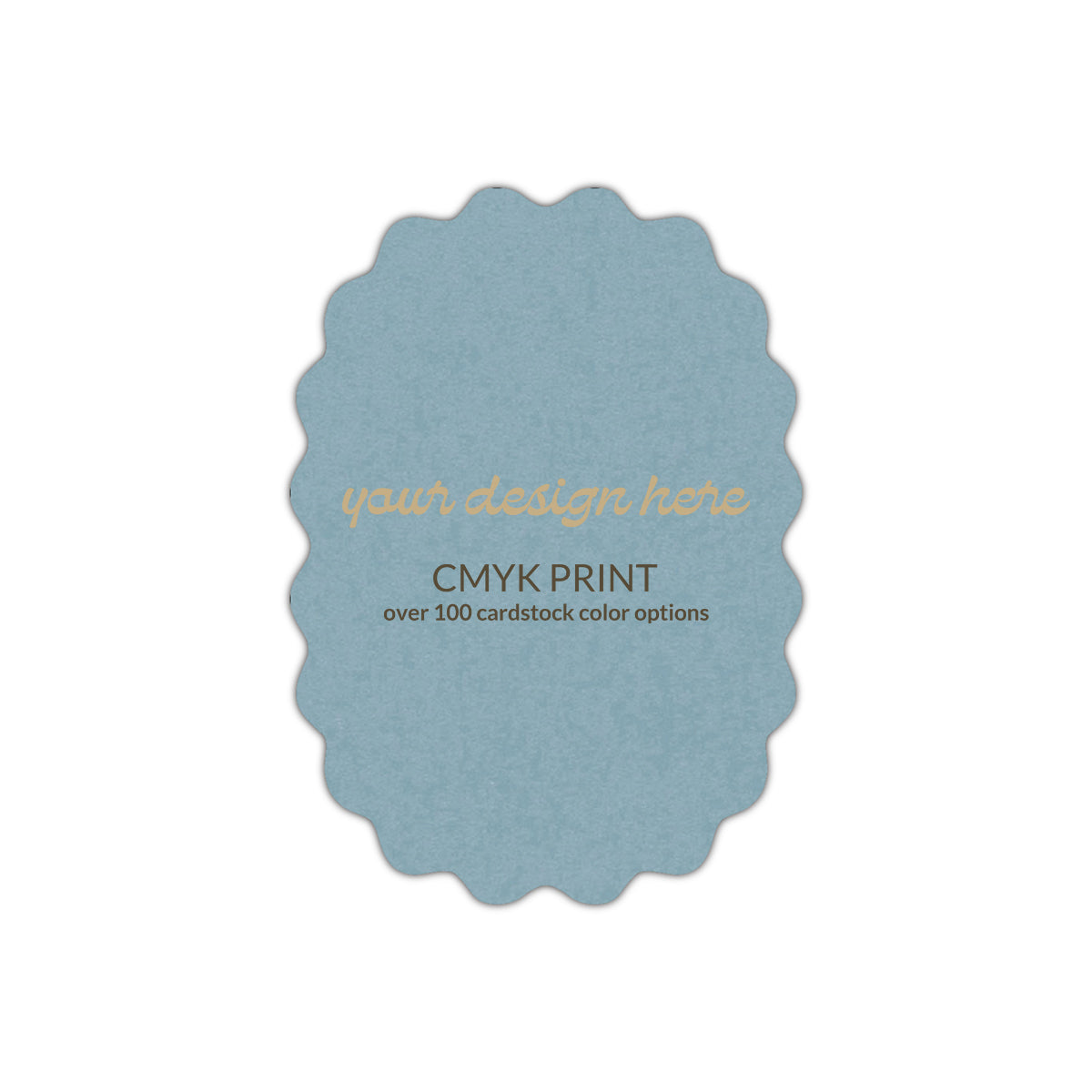 Shape P46 Diecut Card | CMYK Print | 11" x 17"