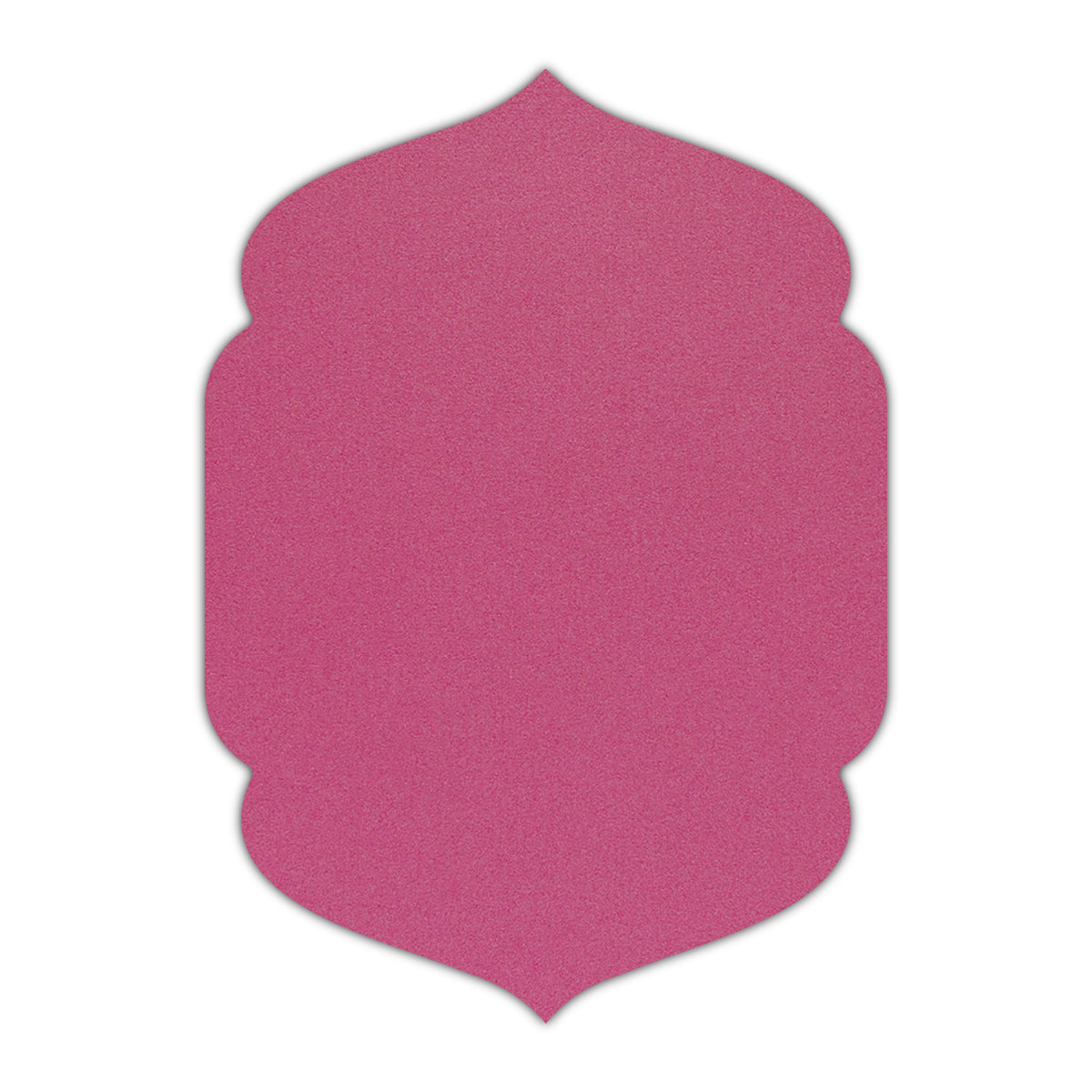 CMYK Print on Shimmer Azalea Cardstock | Shape P4 | 3" x 5"