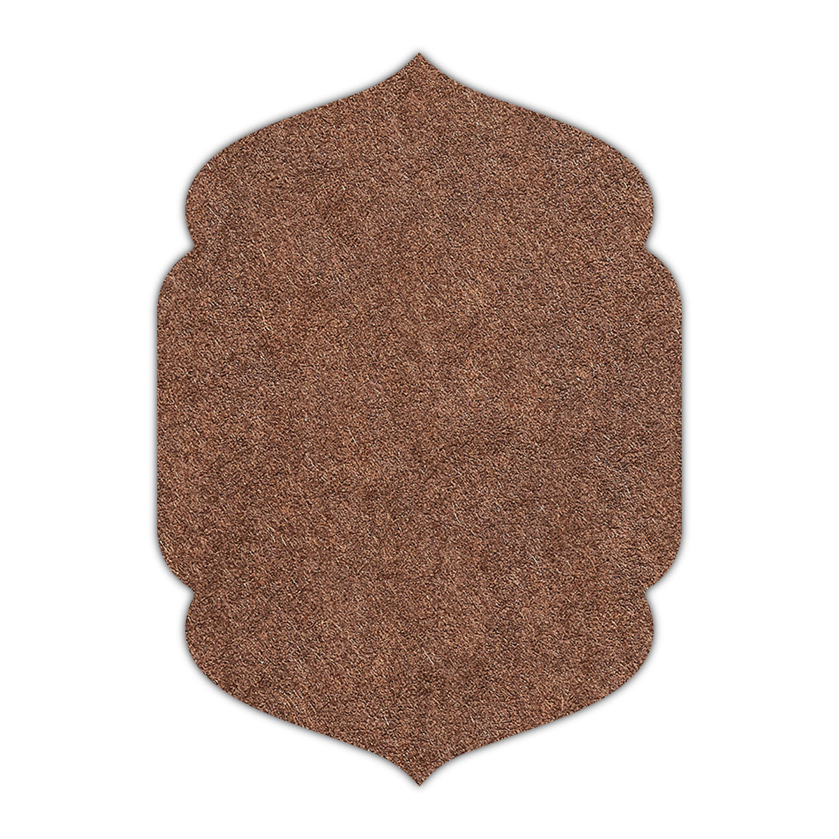 CMYK Print on Bagdad Brown Cardstock | Shape P4 | 8.5" x 11"