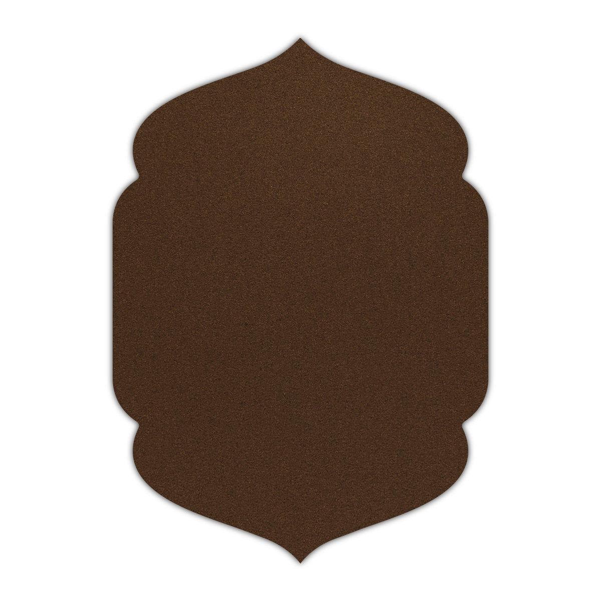 CMYK Print on Shimmer Bronze Cardstock | Shape P4 | 6" x 9"