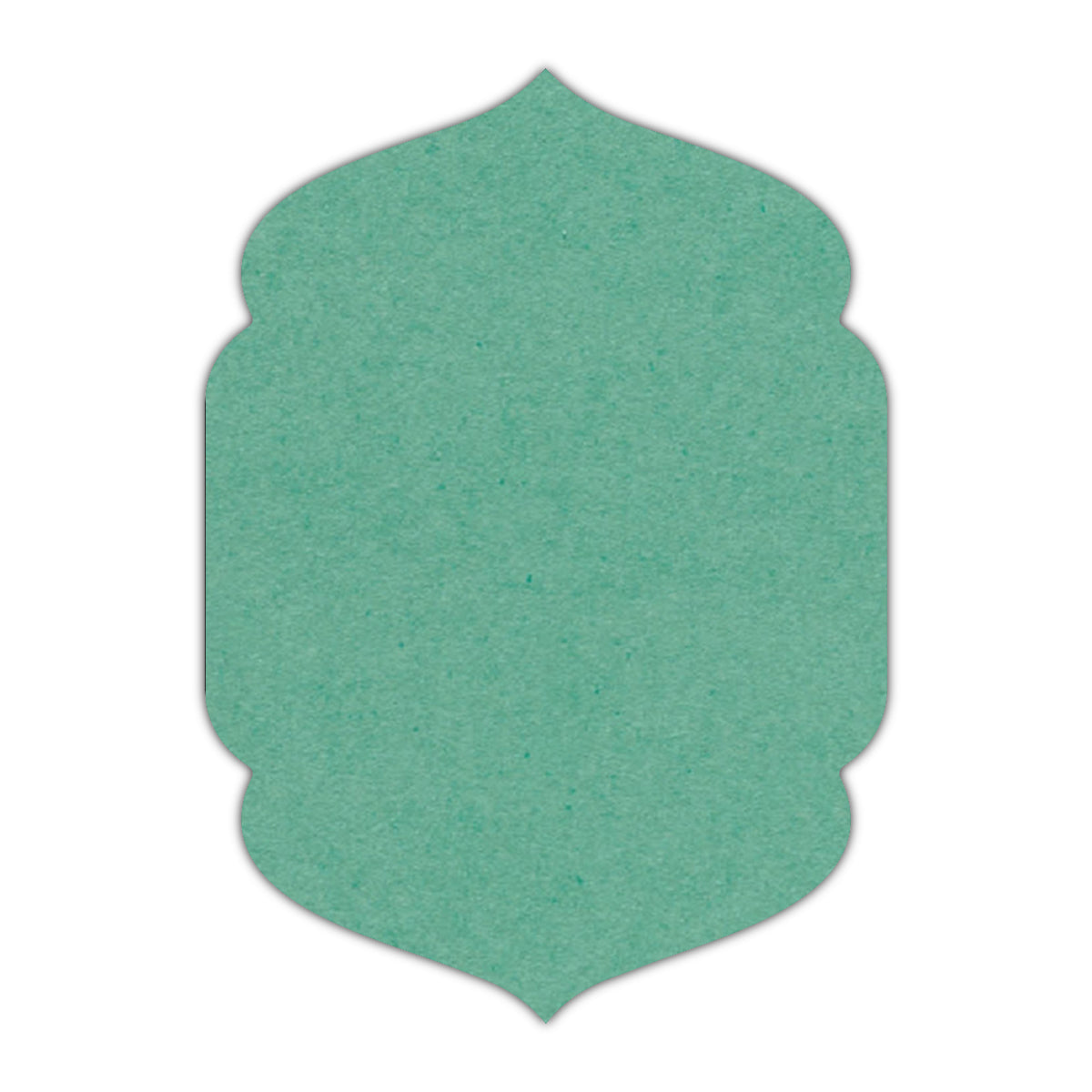CMYK Print on Caribbean Blue Cardstock | Shape P4 | 8" x 10"