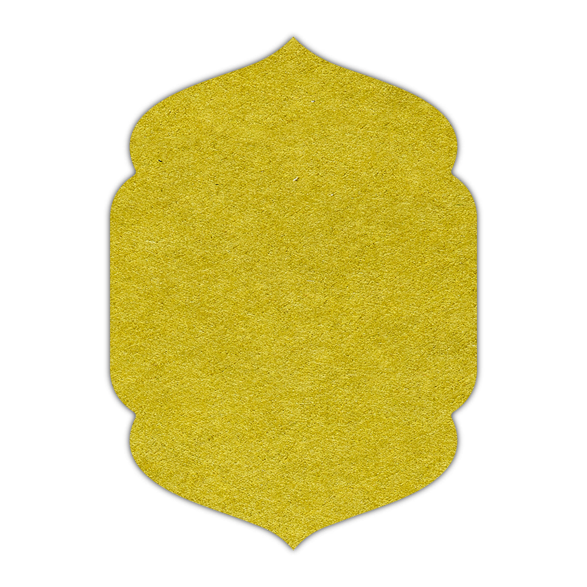 CMYK Print on Chartreuse Cardstock | Shape P4 | 3" x 4"