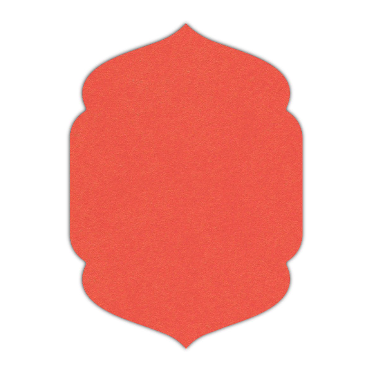 CMYK Print on Coral Cardstock | Shape P4 | 3.5" x 5"