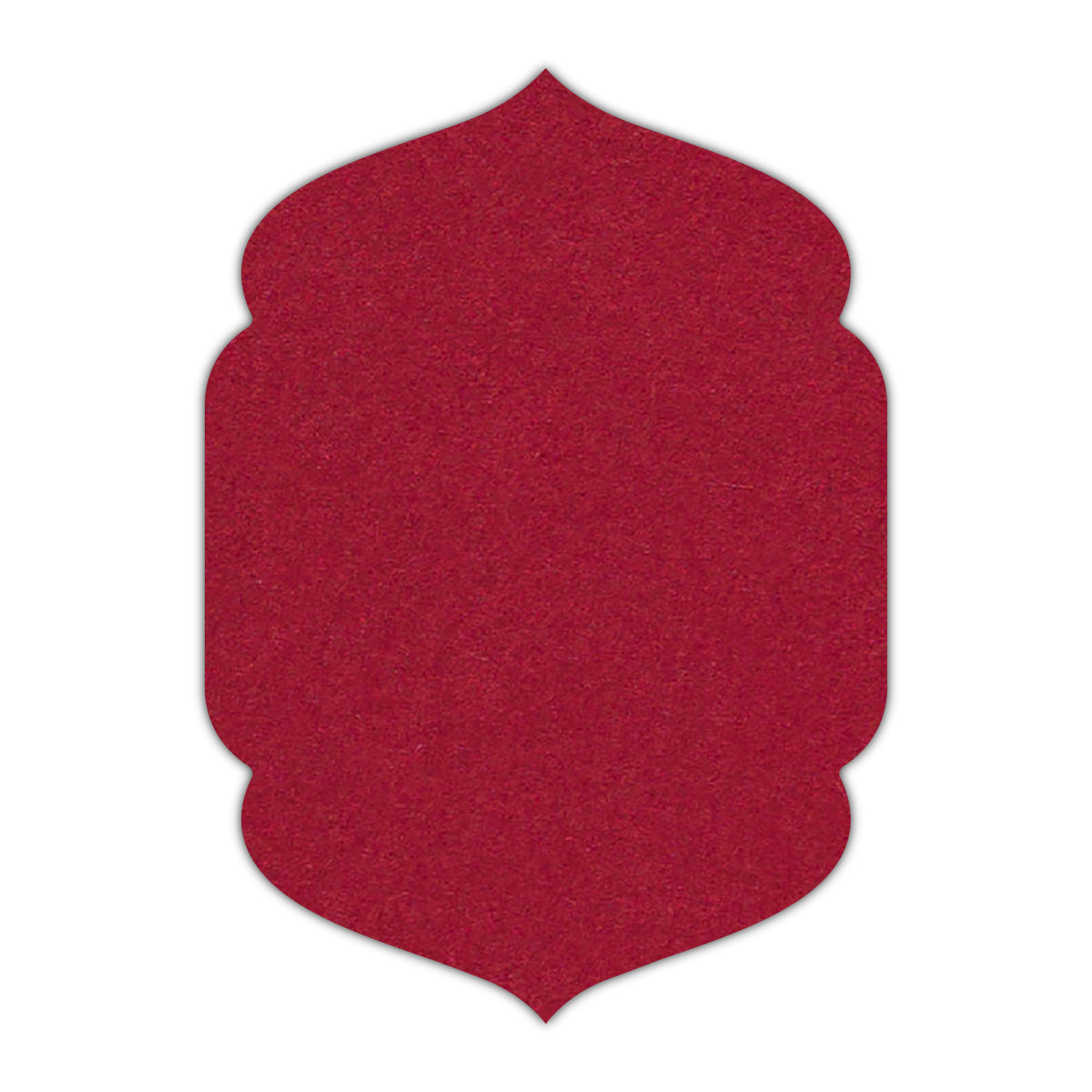 CMYK Print on Guardsman Red Cardstock | Shape P4 | 5" x 8"