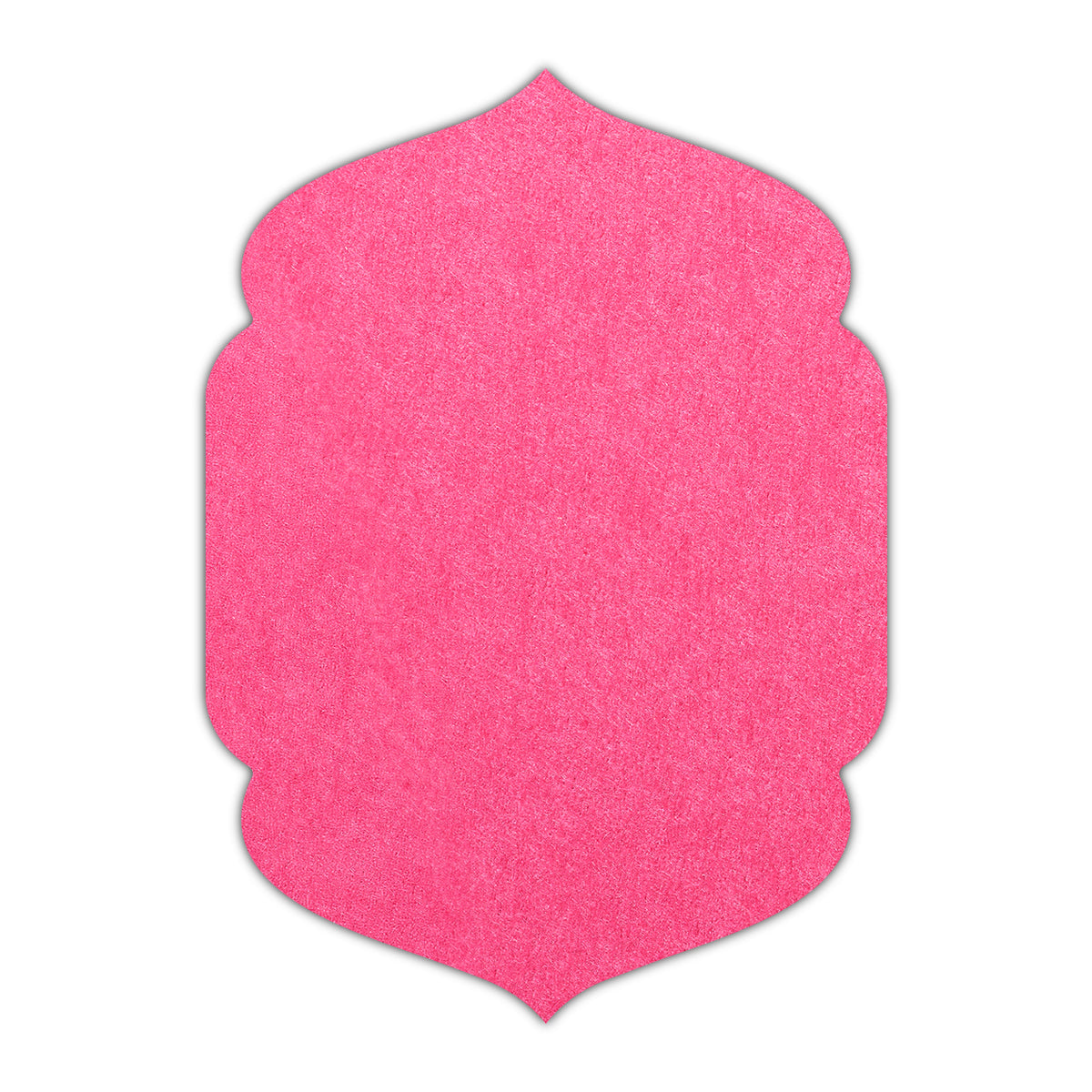 CMYK Print on Hot Pink Cardstock | Shape P4 | 4.25" x 5.5"