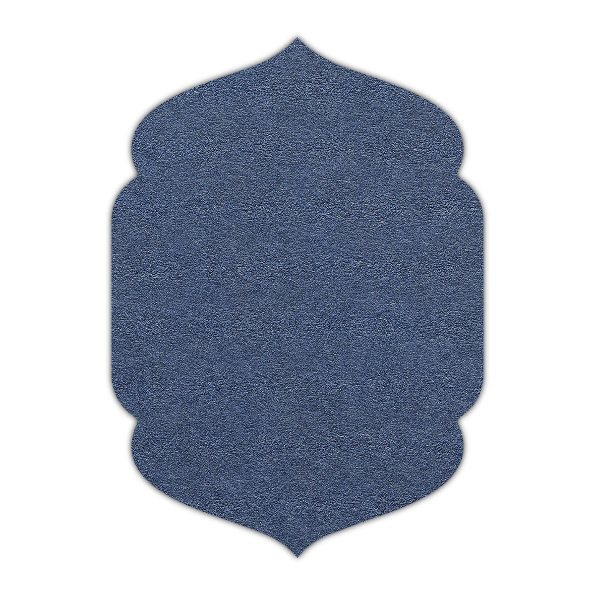 CMYK Print on Imperial Blue Cardstock | Shape P4 | 8" x 10"
