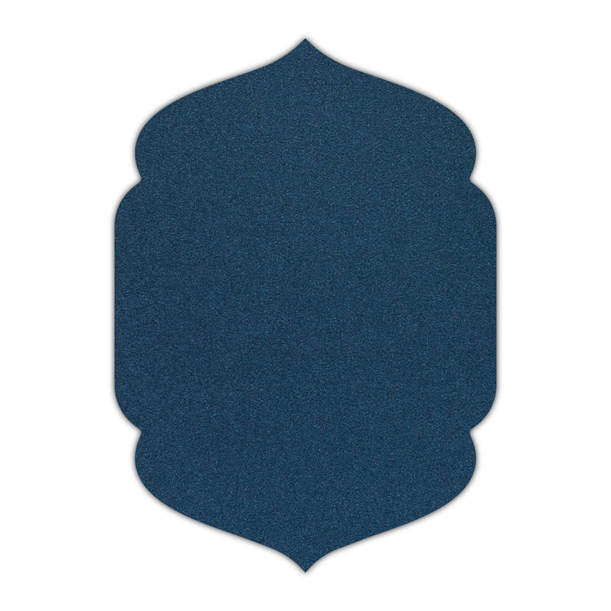 CMYK Print on Shimmer Lapis Cardstock | Shape P4 | 2" x 3.5"