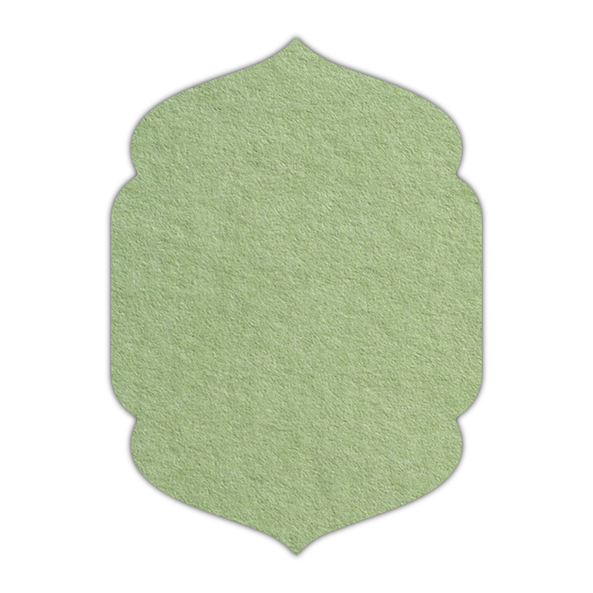 CMYK Print on Olive Green Cardstock | Shape P4 | 8" x 10"