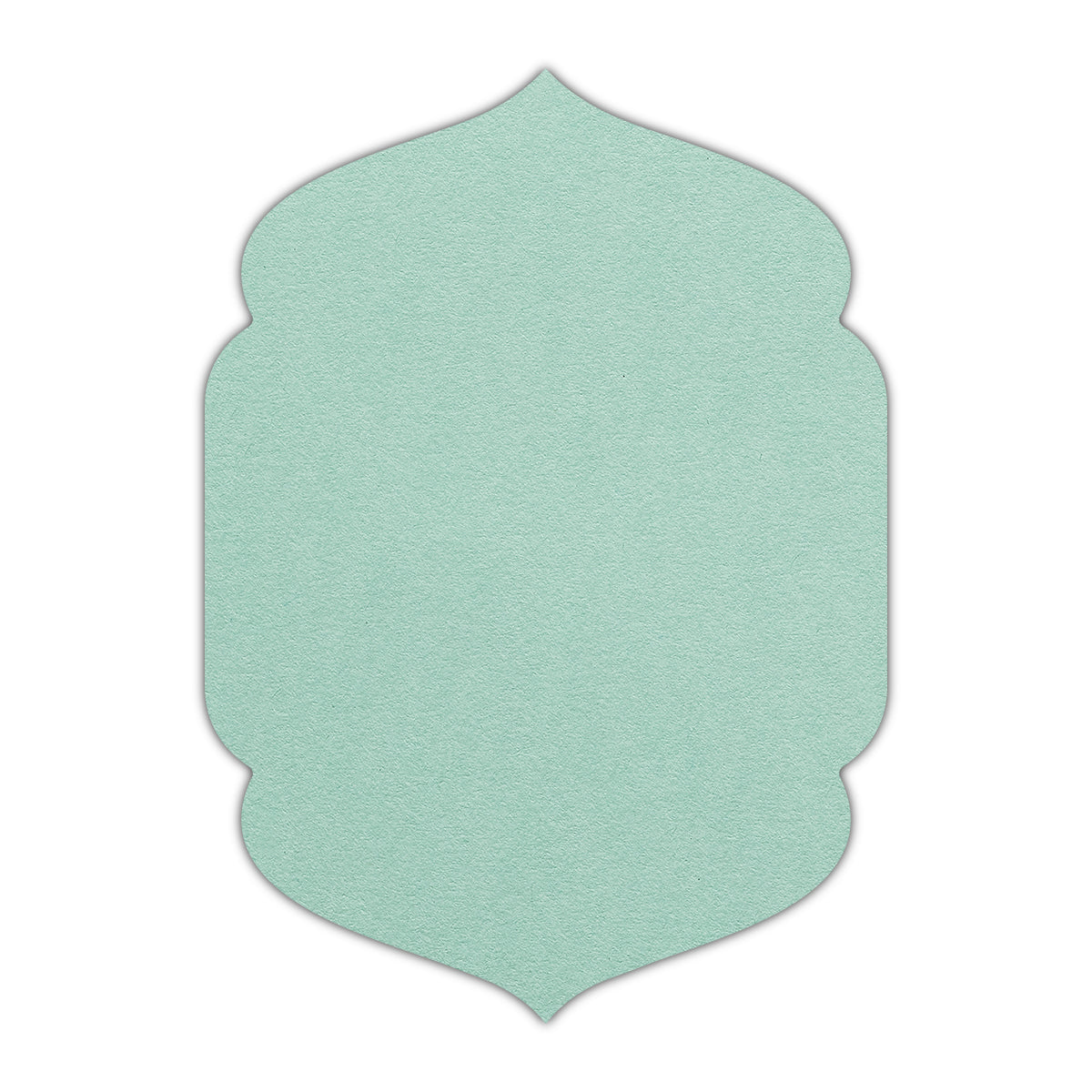 CMYK Print on Park Green Cardstock | Shape P4 | 8" x 10"