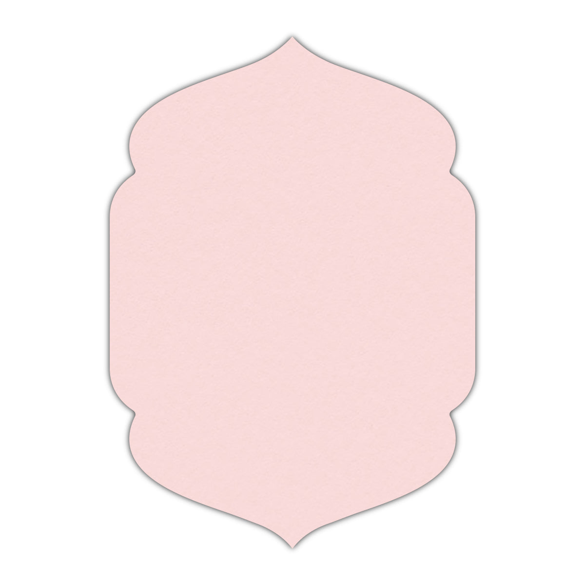 CMYK Print on Pastel Pink Cardstock | Shape P4 | 8" x 10"