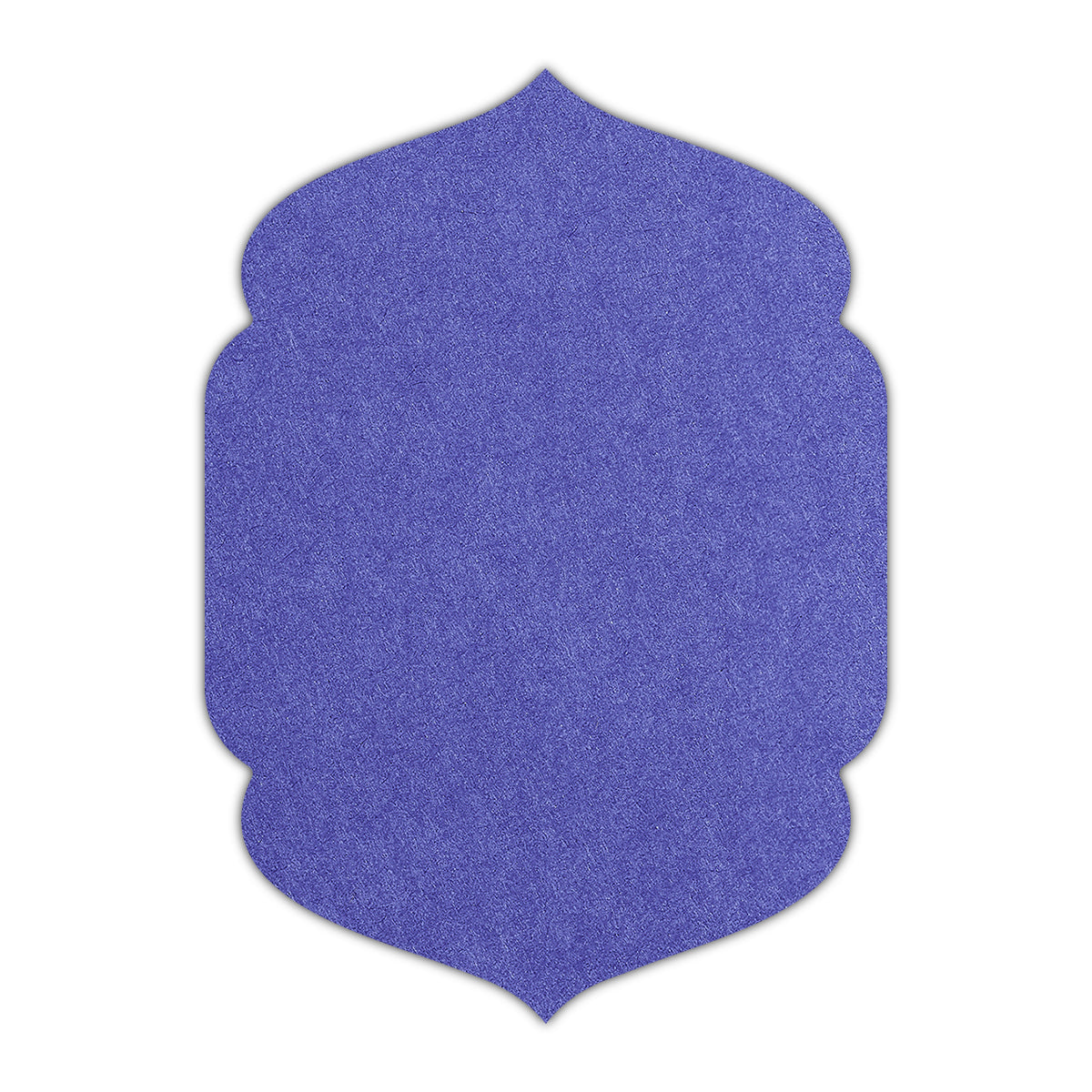 CMYK Print on Royal Blue Cardstock | Shape P4 | 11" x 17"