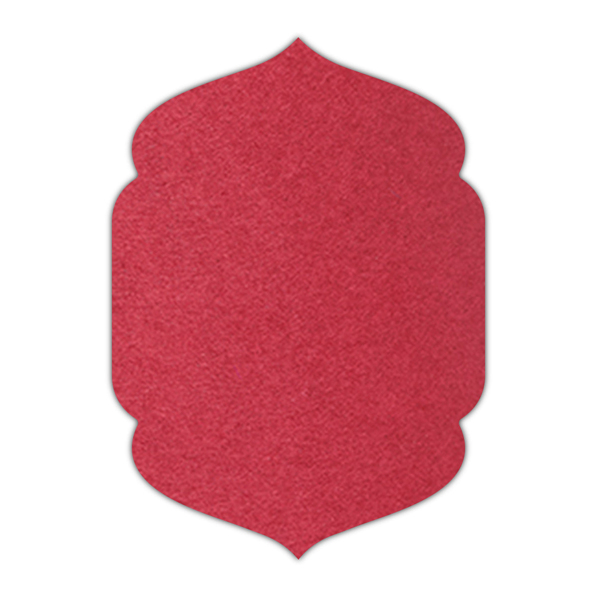 CMYK Print on Scarlet Cardstock | Shape P4 | 11" x 17"