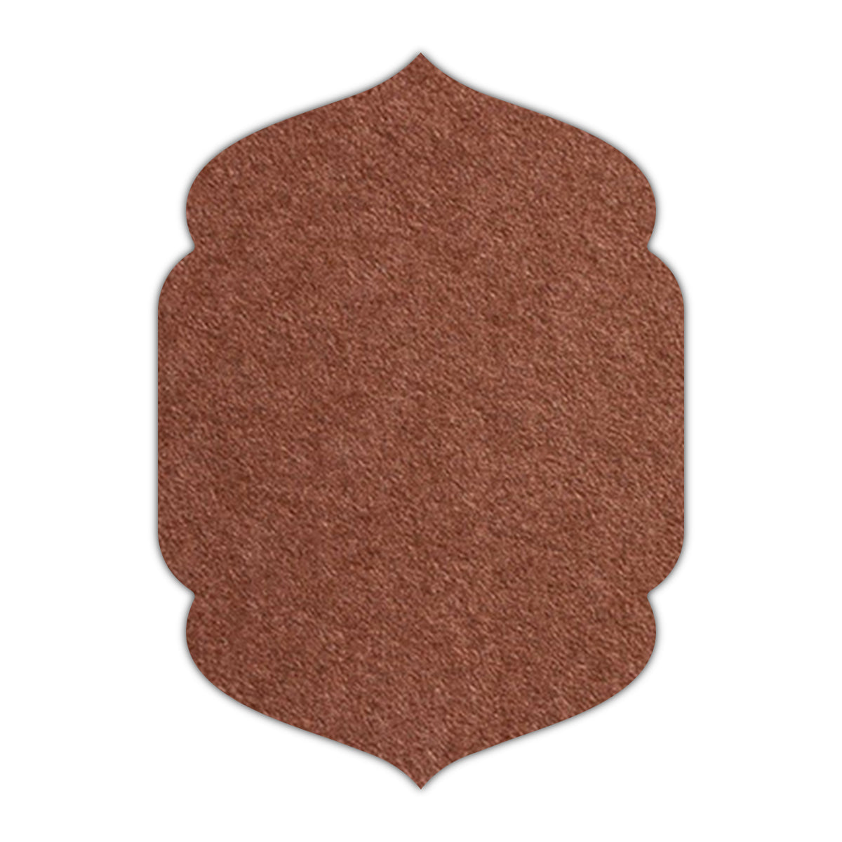 CMYK Print on Sepia Cardstock | Shape P4 | 2" x 3.5"