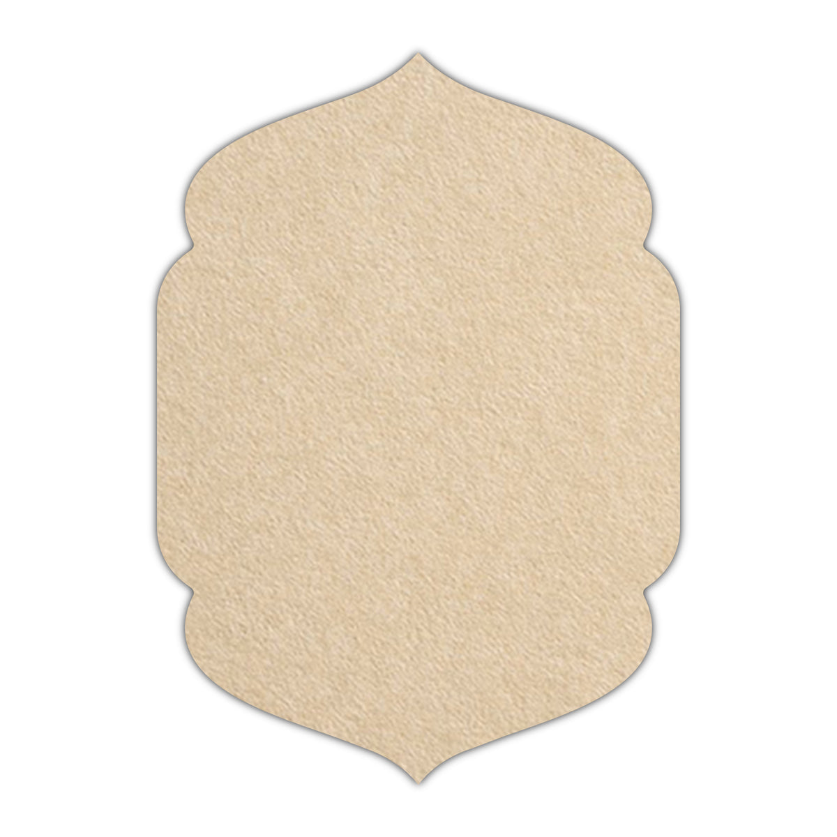 CMYK Print on Wheat Cardstock | Shape P4 | 3" x 4"