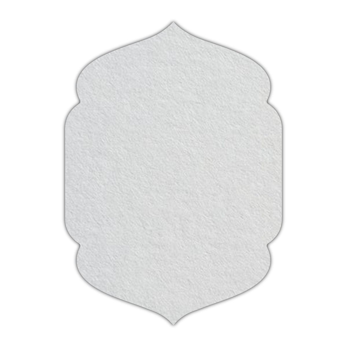 CMYK Print on Signature White Cardstock | Shape P4 | 2" x 3.5"