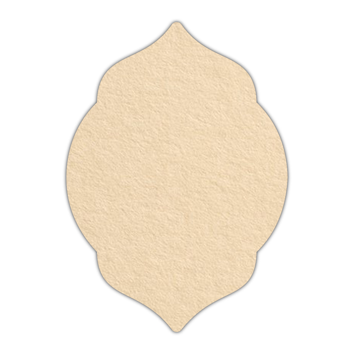 CMYK Print on Antique Ivory Cardstock | Shape P5 | 4.25" x 5.5"