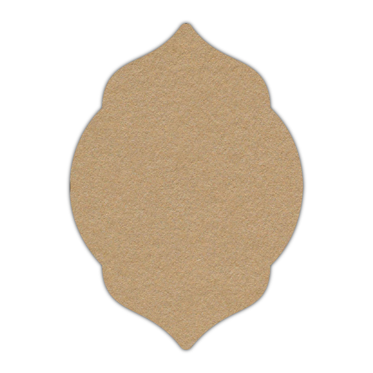 CMYK Print on Camel Cardstock | Shape P5 | 3.5" x 5"