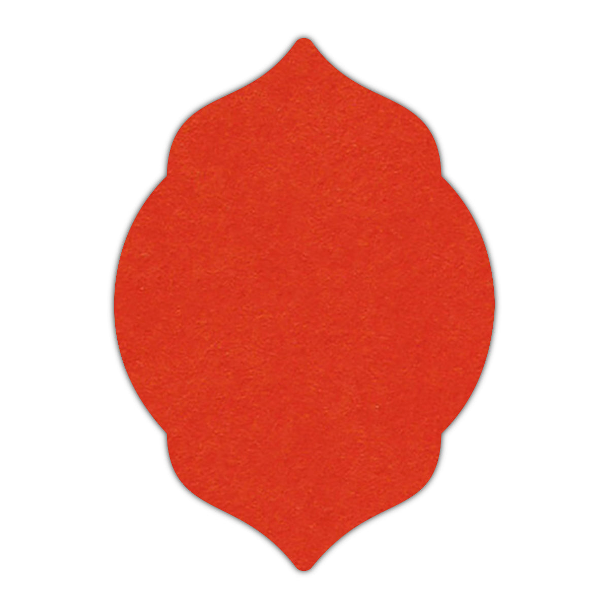 CMYK Print on Chili Pepper Cardstock | Shape P5 | 2" x 3.5"