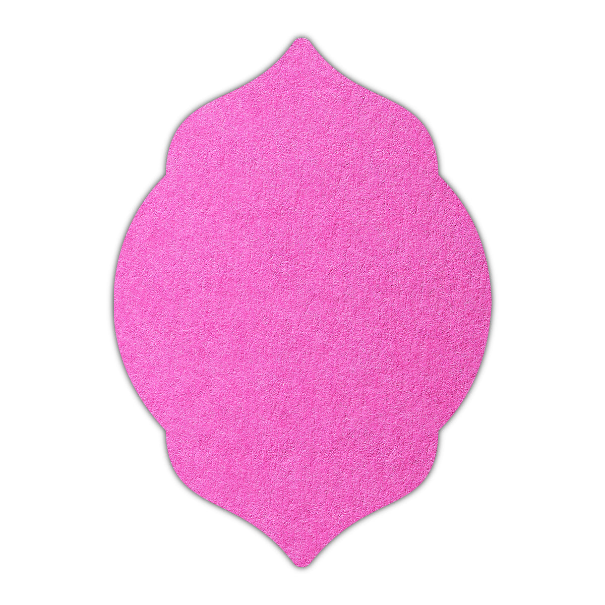 CMYK Print on Fuchsia Pink Cardstock | Shape P5 | 4.25" x 5.5"