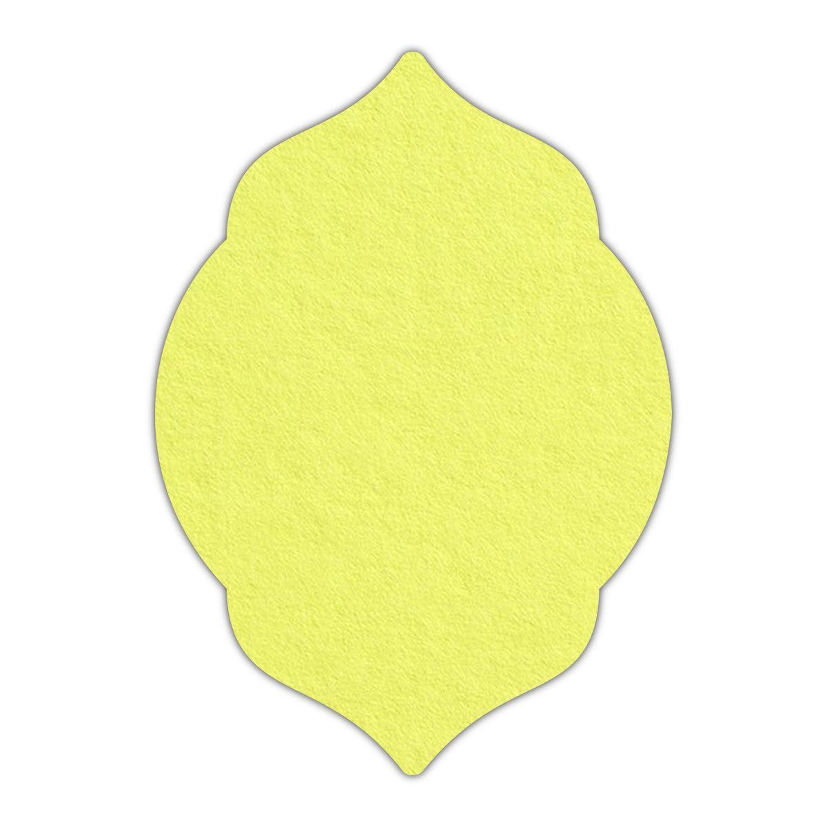 CMYK Print on Key Lime Cardstock | Shape P5 | 2" x 3"