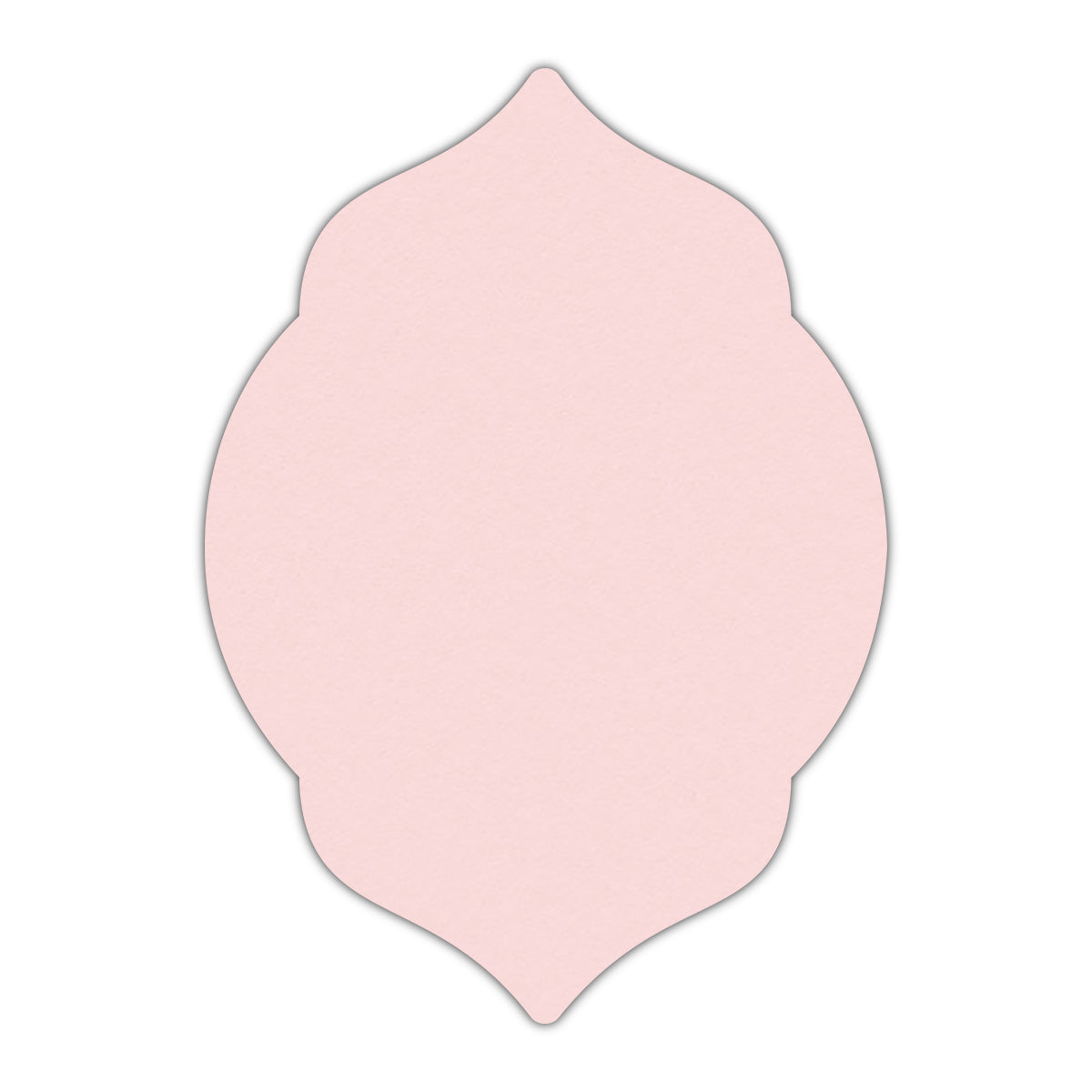 CMYK Print on Pastel Pink Cardstock | Shape P5 | 5" x 8"
