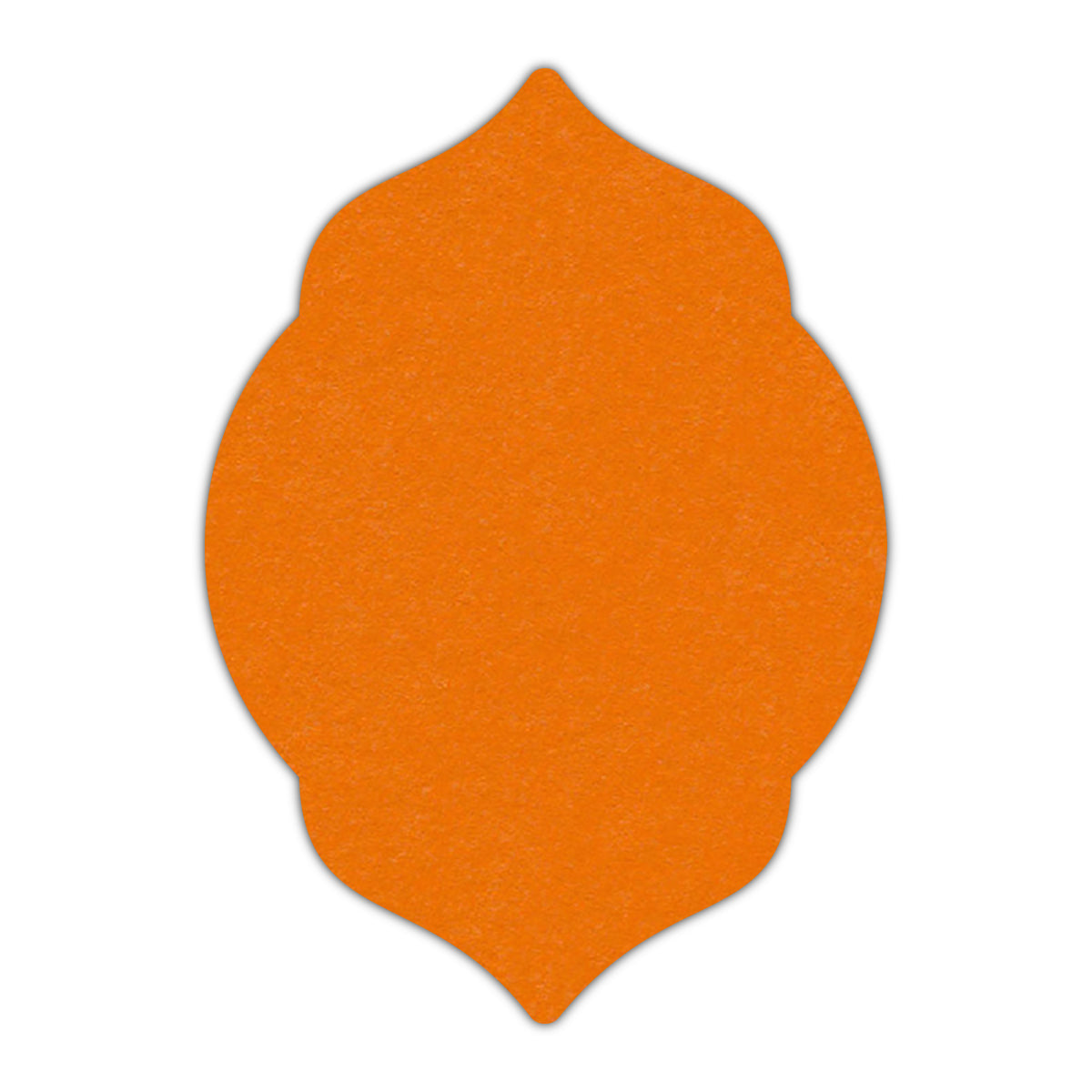 CMYK Print on Pumpkin Cardstock | Shape P5 | 3" x 4"