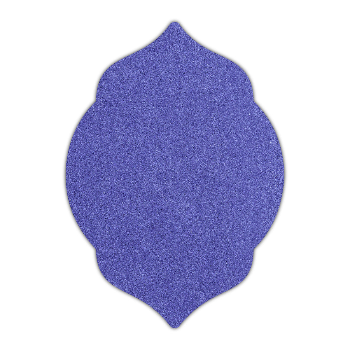 CMYK Print on Royal Blue Cardstock | Shape P5 | 2" x 3"