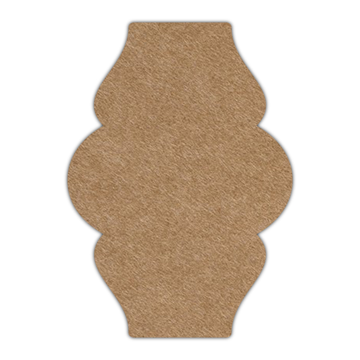 CMYK Print on Beach Sand Cardstock | Shape P6 | 3" x 4"