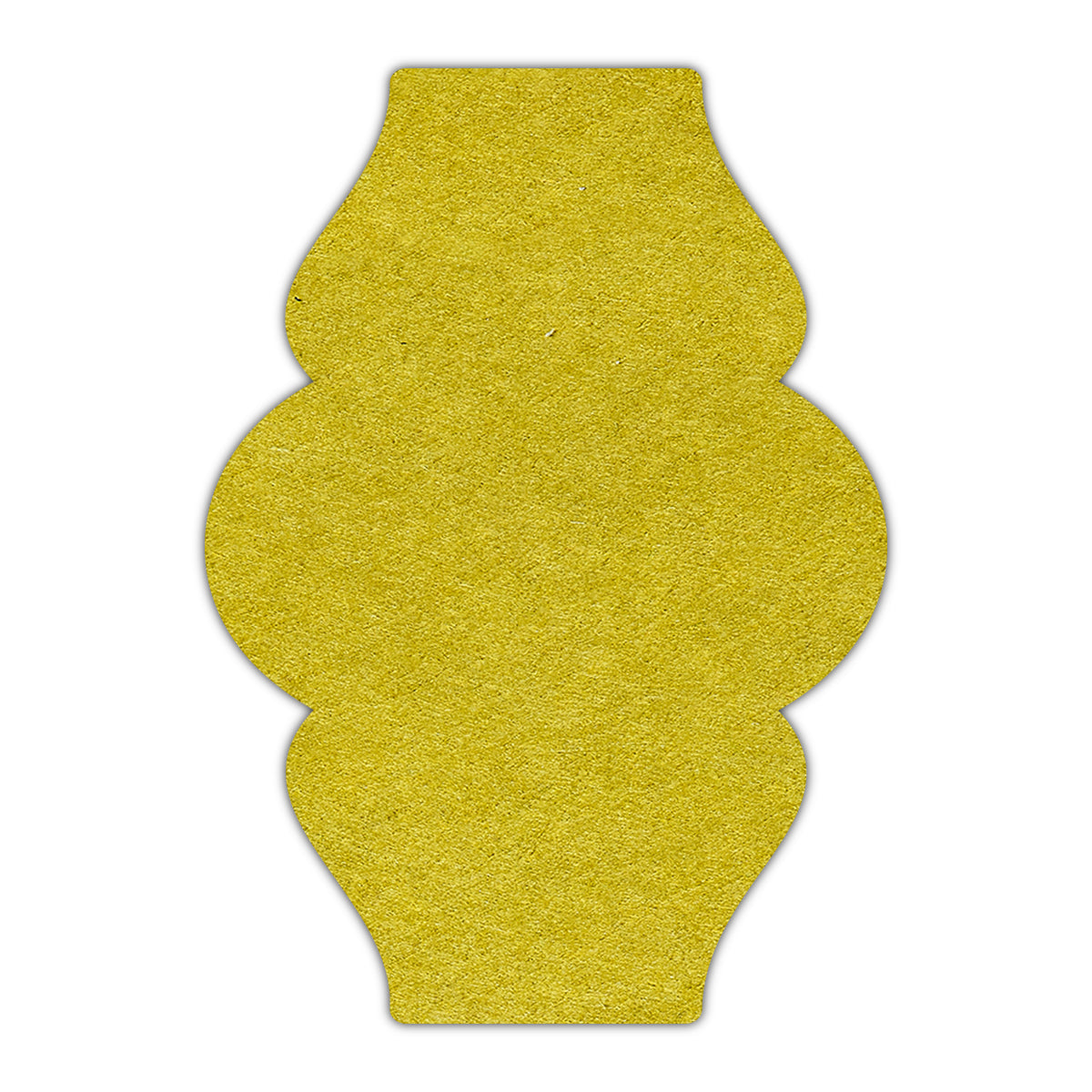 CMYK Print on Chartreuse Cardstock | Shape P6 | 3" x 5"