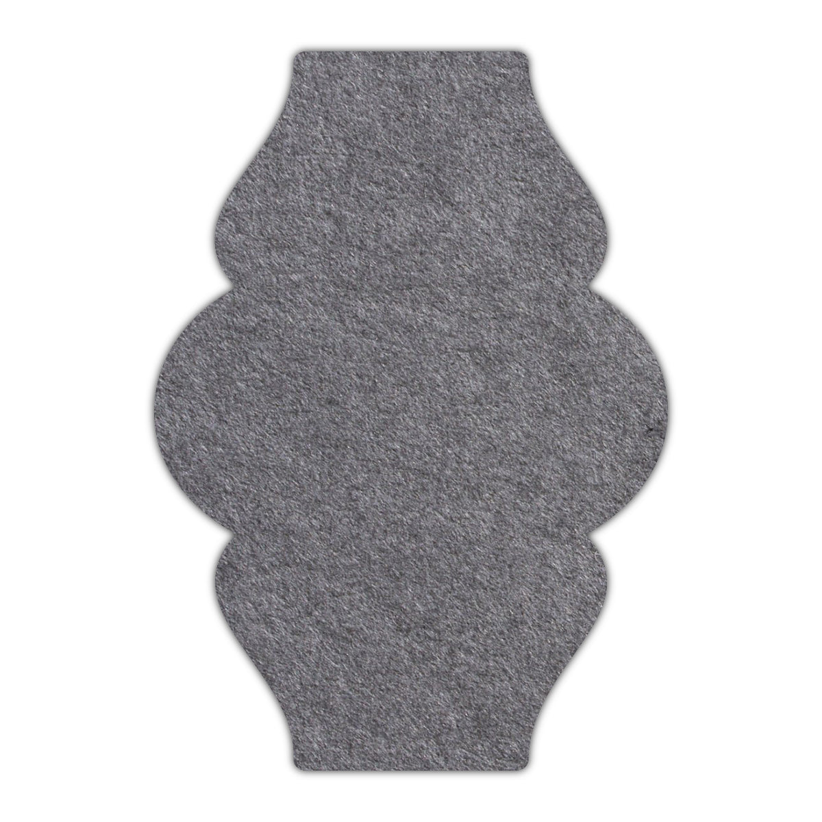 CMYK Print on Cobblestone Gray Cardstock | Shape P6 | 5" x 7"