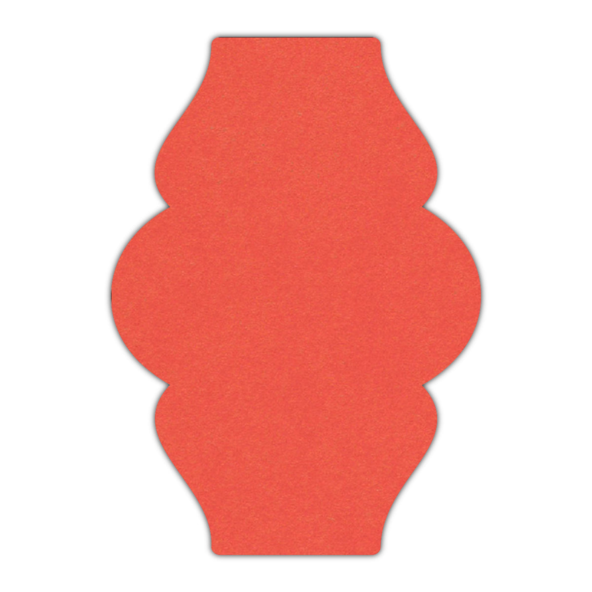 CMYK Print on Coral Cardstock | Shape P6 | 8.5" x 11"
